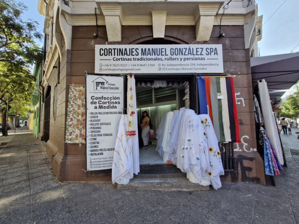 Detalle de cortinas